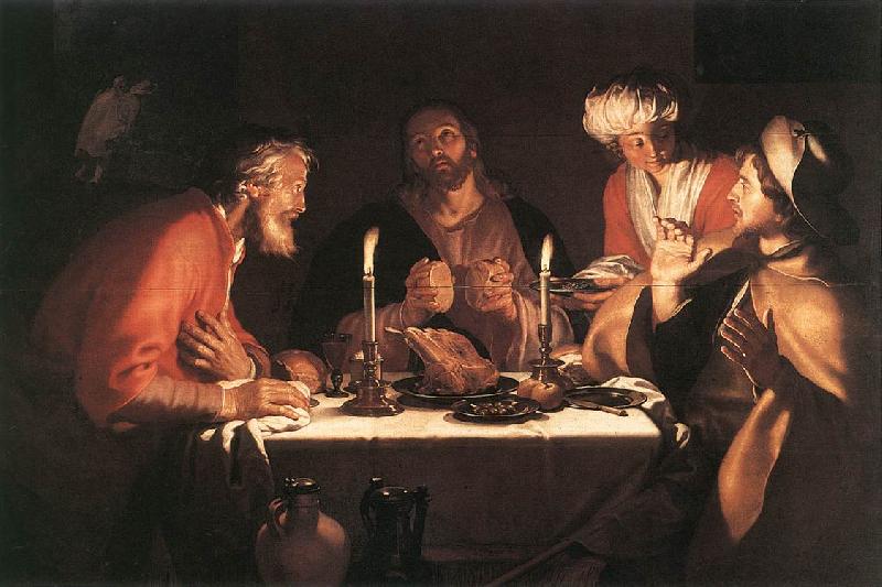 BLOEMAERT, Abraham The Emmaus Disciples oil painting image